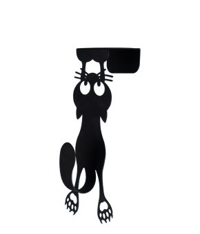 Door Hanger Curious Cat